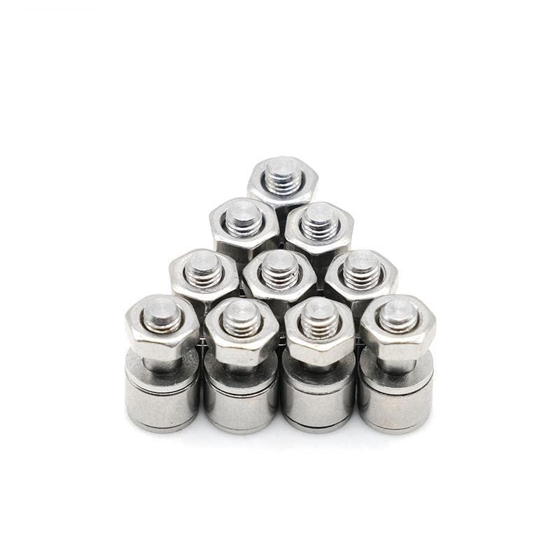 AXK 1Pcs SUS304 CFS2.5V (KR5) Stud Type Cam Follower, M2.5X5X9.5mm Stainless Steel Roller Bearing - Image 2